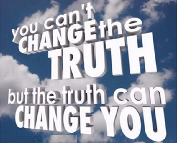 You cannot change truth